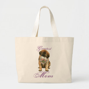 Leonberger Heart Mama Jumbo Stoffbeutel