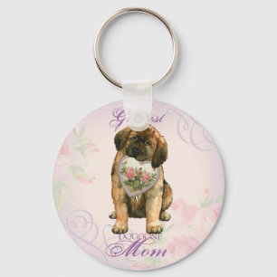 Leonberger Heart Mama Schlüsselanhänger