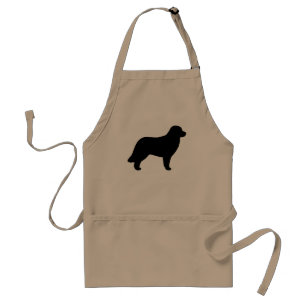 Leonberger Hund Silhouette Schürze