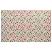 Leonberger Hund Vintag Flora Creme Stoff (Fat Quarter (45,7 x 55,9 cm))