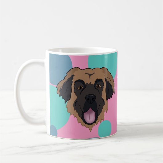 Leonberger individuell anpassbar kaffeetasse (Links)