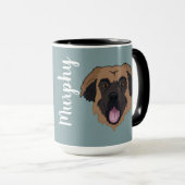 Leonberger individuell anpassbar tasse (VorderseiteRechts)