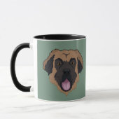 Leonberger individuell anpassbar tasse (Links)