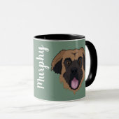 Leonberger individuell anpassbar tasse (VorderseiteRechts)