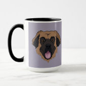 Leonberger individuell anpassbar tasse (Links)