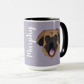 Leonberger individuell anpassbar tasse (VorderseiteRechts)