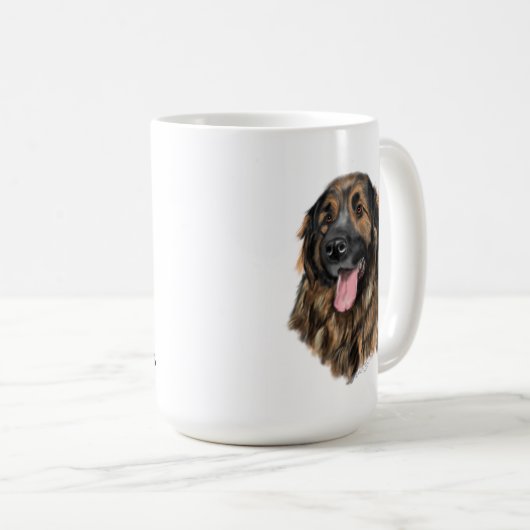 Leonberger Kaffee-Magnesium Kaffeetasse (VorderseiteRechts)