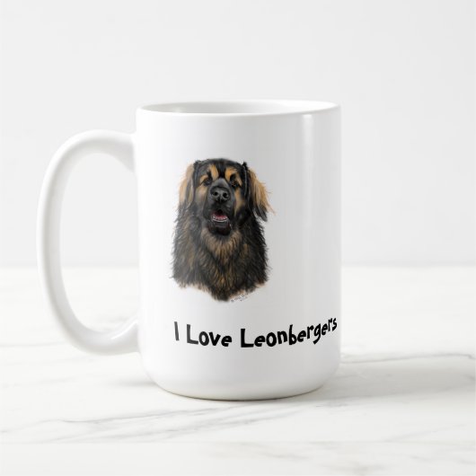 Leonberger Kaffee-Magnesium Kaffeetasse (Links)