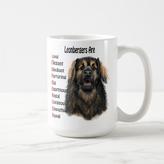 Leonberger Kaffee-Tasse Kaffeetasse (Rechts)