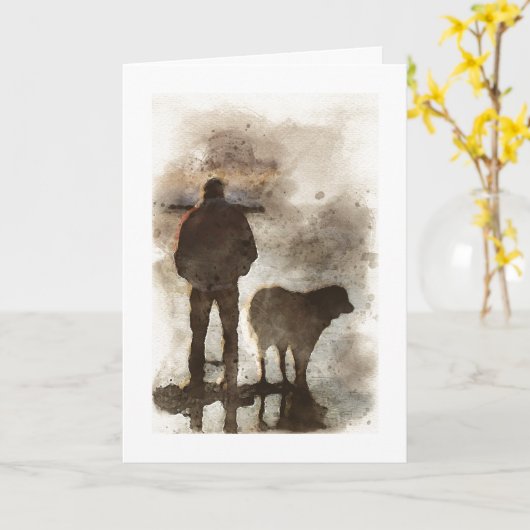 Leonberger Karte (Gelbe Blume)