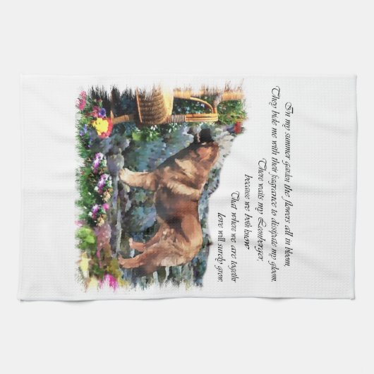 Leonberger Kunstgeschenke Handtuch (Horizontal)