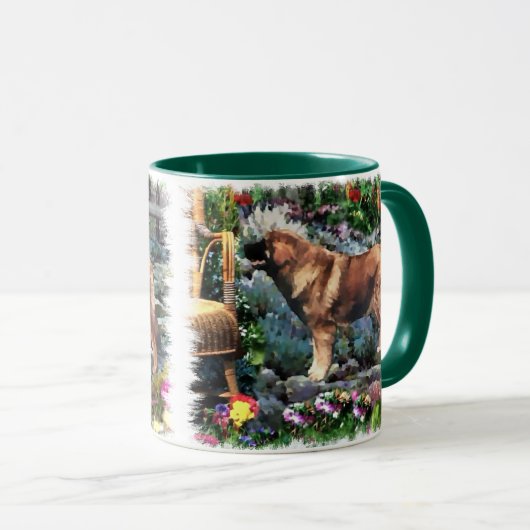 Leonberger Kunstgeschenke Tasse (VorderseiteRechts)
