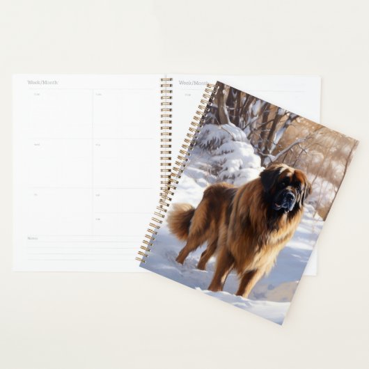 Leonberger lässt es Weihnachten schneien Planer (Anzeige)