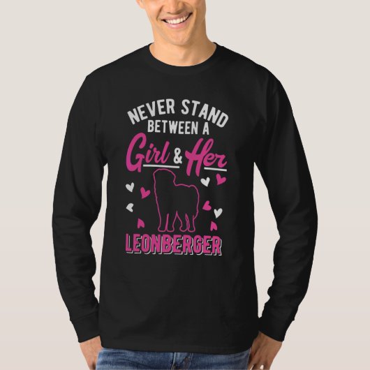Leonberger Mädchen T-Shirt (Vorderseite)