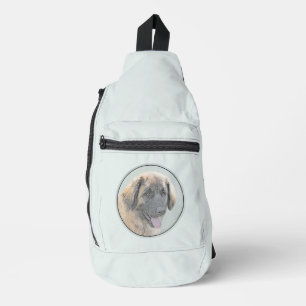 Leonberger Malerei Leo Niedlich Original Haustier Crossbody Bag