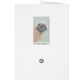 Leonberger Malerei - Niedliche Original Hundeschul (Hinten)