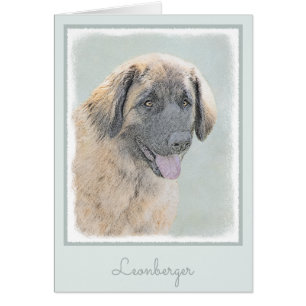 Leonberger Malerei - Niedliche Original Hundeschul