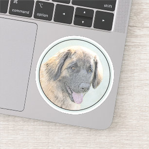 Leonberger Malerei - Niedliche Original Hundeschul Aufkleber