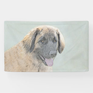 Leonberger Malerei - Niedliche Original Hundeschul Banner