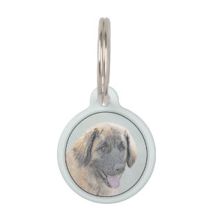 Leonberger Malerei - Niedliche Original Hundeschul Haustiermarke