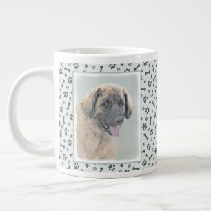 Leonberger Malerei - Niedliche Original Hundeschul Jumbo-Tasse