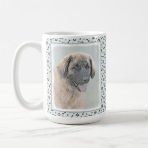 Leonberger Malerei - Niedliche Original Hundeschul Kaffeetasse