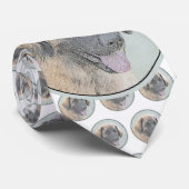 Leonberger Malerei - Niedliche Original Hundeschul Krawatte (Gerollt)