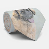 Leonberger Malerei - Niedliche Original Hundeschul Krawatte (Gerollt)