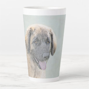 Leonberger Malerei - Niedliche Original Hundeschul Milchtasse