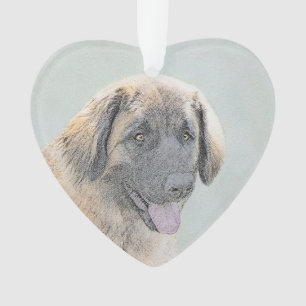 Leonberger Malerei - Niedliche Original Hundeschul Ornament