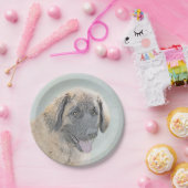 Leonberger Malerei - Niedliche Original Hundeschul Pappteller (Party)