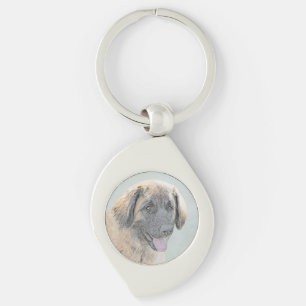 Leonberger Malerei - Niedliche Original Hundeschul Schlüsselanhänger
