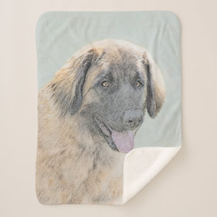 Leonberger Malerei - Niedliche Original Hundeschul Sherpadecke