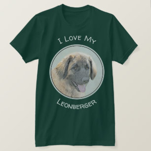 Leonberger Malerei - Niedliche Original Hundeschul T-Shirt