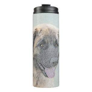 Leonberger Malerei - Niedliche Original Hundeschul Thermosbecher