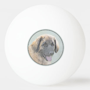 Leonberger Malerei - Niedliche Original Hundeschul Tischtennisball