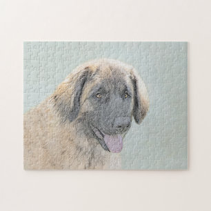 Leonberger Malerei - Süße originelle Hundekunst Puzzle
