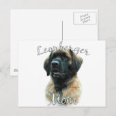 Leonberger Mama 2 Postkarte (Vorne/Hinten)