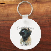 Leonberger Mama 2 Schlüsselanhänger (Vorderseite)