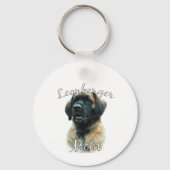 Leonberger Mama 2 Schlüsselanhänger (Rückseite)