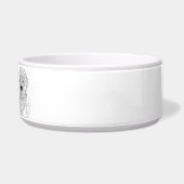 Leonberger Minimalist Line Art personalized bowl Napf (Rechts)