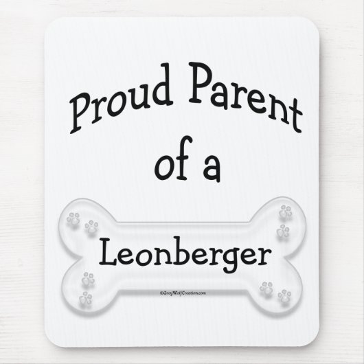 Leonberger Proud Parent Mousepad (Vorne)