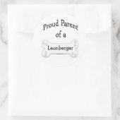 Leonberger Proud Parent Sticker (Tasche)
