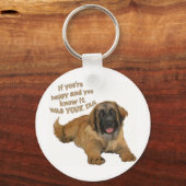Leonberger Schlüsselanhänger (Vorderseite)