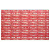 Leonberger Silhouette-Weihnachtsmuster-Rot Stoff (Yard (91,4 cm))