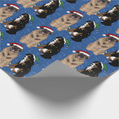 Leonberger und Bernese Mountain Dog Geschenkpapier (Ecke)