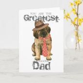 Leonberger Vater Karte (Gelbe Blume)