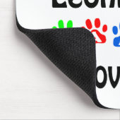 Leonberger Walks Design Mousepad (Ecke)