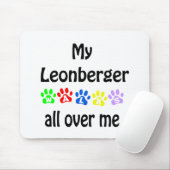 Leonberger Walks Design Mousepad (Mit Mouse)