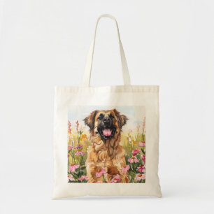Leonberger-Wasserfarben-Tasche Tragetasche